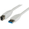 Kabel USB3.0 za printer  A-B M/M, 3.0m, bijeli